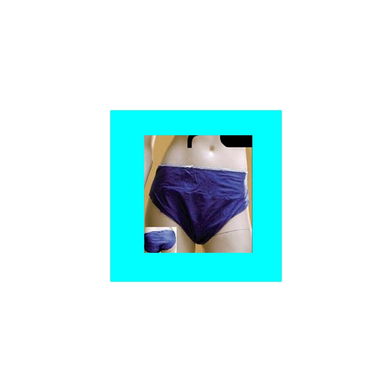 SLIP UNISEX TNT AZUL INDIVIDUAL BOLSA DE 50 u.