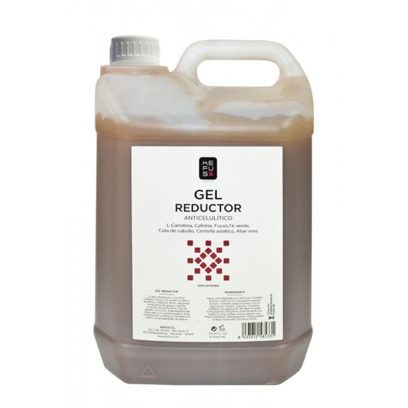 GEL REDUCTOR ANTICELULÍTICO KEFUS 5 Litros