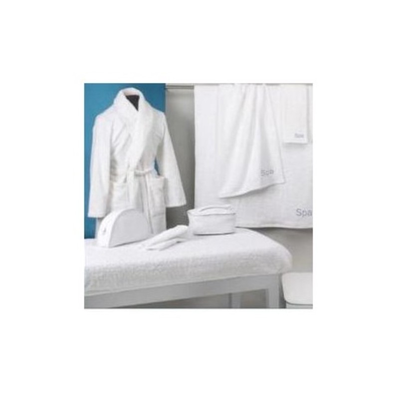 SABANA DE RIZO BLANCA AJUSTABLE 70X190 cm.