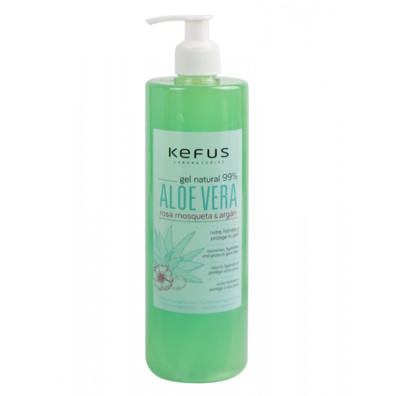 ALOE VERDE NATURAL ROSA MOSQUETA Y ARGAN 500 ml