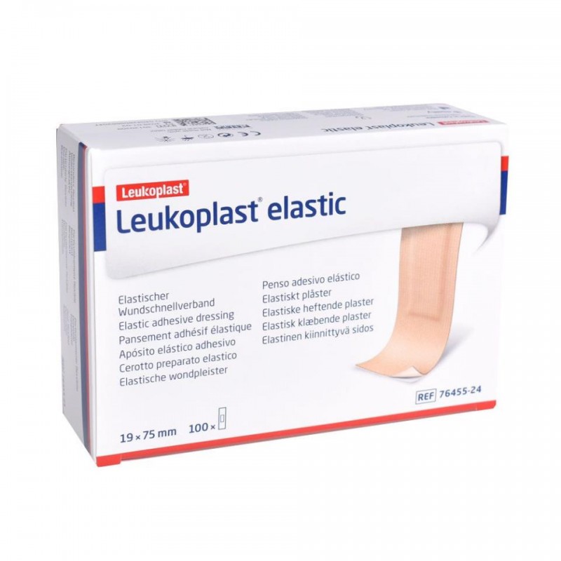 TIRITAS PLÁSTICO LEUKOPLAST ELASTIC 19X75 mm 100u.